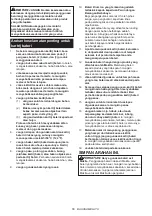 Предварительный просмотр 56 страницы Makita DLM330 Instruction Manual