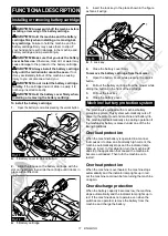 Preview for 11 page of Makita DLM330SM Instruction Manual