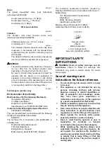 Preview for 5 page of Makita DLM380Z Instruction Manual