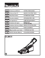 Makita DLM431 Instruction Manual preview