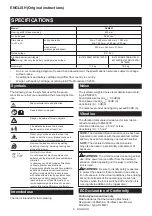 Preview for 6 page of Makita DLM431Z Instruction Manual