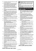 Preview for 8 page of Makita DLM431Z Instruction Manual