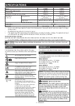 Preview for 2 page of Makita DLM432PG2 Instruction Manual