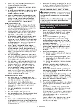 Preview for 5 page of Makita DLM432PG2 Instruction Manual