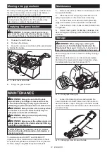 Preview for 12 page of Makita DLM432PG2 Instruction Manual