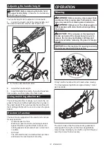 Предварительный просмотр 12 страницы Makita DLM460PG2 Instruction Manual