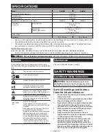 Preview for 2 page of Makita DLM461 Instruction Manual