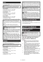 Preview for 10 page of Makita DLM462Z Instruction Manual