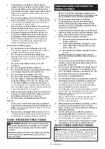 Preview for 13 page of Makita DLM462Z Instruction Manual