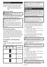 Preview for 16 page of Makita DLM462Z Instruction Manual