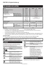 Preview for 34 page of Makita DLM462Z Instruction Manual