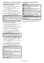 Preview for 72 page of Makita DLM462Z Instruction Manual