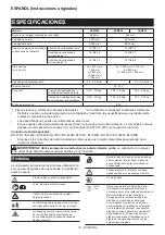 Preview for 74 page of Makita DLM462Z Instruction Manual