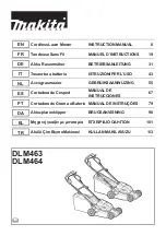 Preview for 1 page of Makita DLM463 Instruction Manual