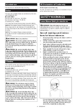 Preview for 9 page of Makita DLM463 Instruction Manual