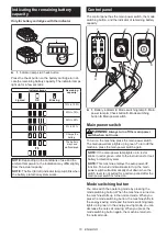 Preview for 10 page of Makita DLM464 Instruction Manual