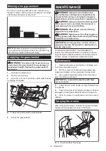 Preview for 14 page of Makita DLM464 Instruction Manual