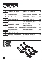 Preview for 1 page of Makita DLM465 Instruction Manual