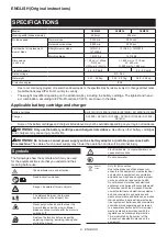 Preview for 9 page of Makita DLM465 Instruction Manual