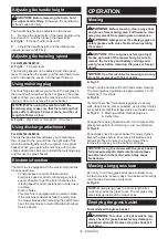 Preview for 18 page of Makita DLM465 Instruction Manual