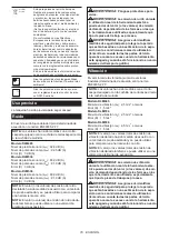 Preview for 78 page of Makita DLM465 Instruction Manual