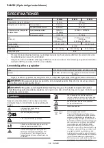 Preview for 104 page of Makita DLM465 Instruction Manual