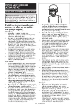 Preview for 118 page of Makita DLM465 Instruction Manual