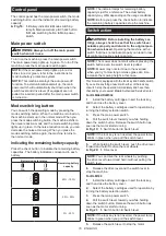 Preview for 16 page of Makita DLM530Z Instruction Manual