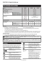 Preview for 34 page of Makita DLM530Z Instruction Manual