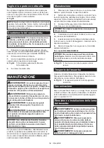 Preview for 59 page of Makita DLM530Z Instruction Manual