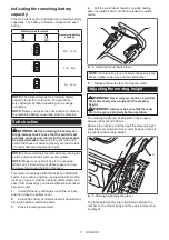 Предварительный просмотр 11 страницы Makita DLM531 Instruction Manual