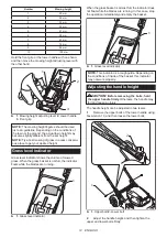 Предварительный просмотр 12 страницы Makita DLM531 Instruction Manual