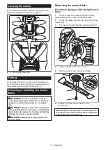 Предварительный просмотр 15 страницы Makita DLM531 Instruction Manual