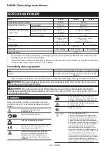 Preview for 104 page of Makita DLM536 Instruction Manual