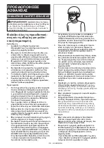 Preview for 118 page of Makita DLM536 Instruction Manual