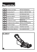 Preview for 1 page of Makita DLM537Z Instruction Manual