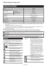 Preview for 8 page of Makita DLM537Z Instruction Manual