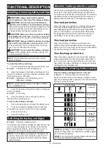 Preview for 14 page of Makita DLM537Z Instruction Manual