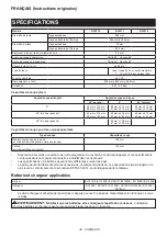 Preview for 38 page of Makita DLS110 Instruction Manual