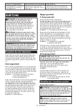 Предварительный просмотр 83 страницы Makita DLS110 Instruction Manual