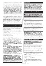 Предварительный просмотр 118 страницы Makita DLS110 Instruction Manual