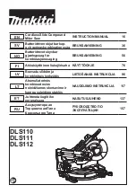 Makita DLS111 Instruction Manual предпросмотр