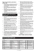 Preview for 20 page of Makita DLS111 Instruction Manual