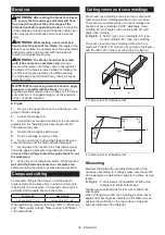 Preview for 28 page of Makita DLS111 Instruction Manual