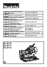 Makita DLS111ZU Instruction Manual preview