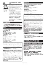 Preview for 18 page of Makita DLS111ZU Instruction Manual