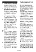 Предварительный просмотр 19 страницы Makita DLS111ZU Instruction Manual