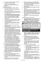 Preview for 20 page of Makita DLS111ZU Instruction Manual