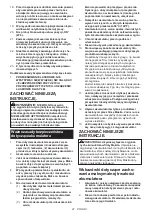 Предварительный просмотр 41 страницы Makita DLS111ZU Instruction Manual