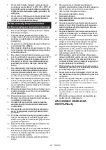 Preview for 42 page of Makita DLS111ZU Instruction Manual